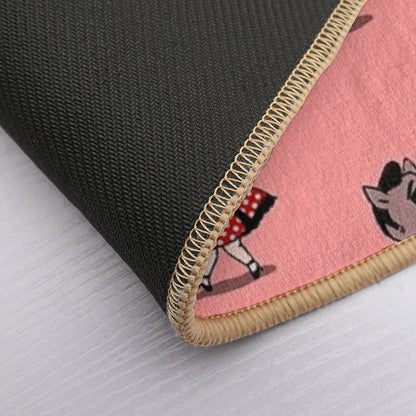 Rockabilly Boars  Toxin-Free Bath Mat