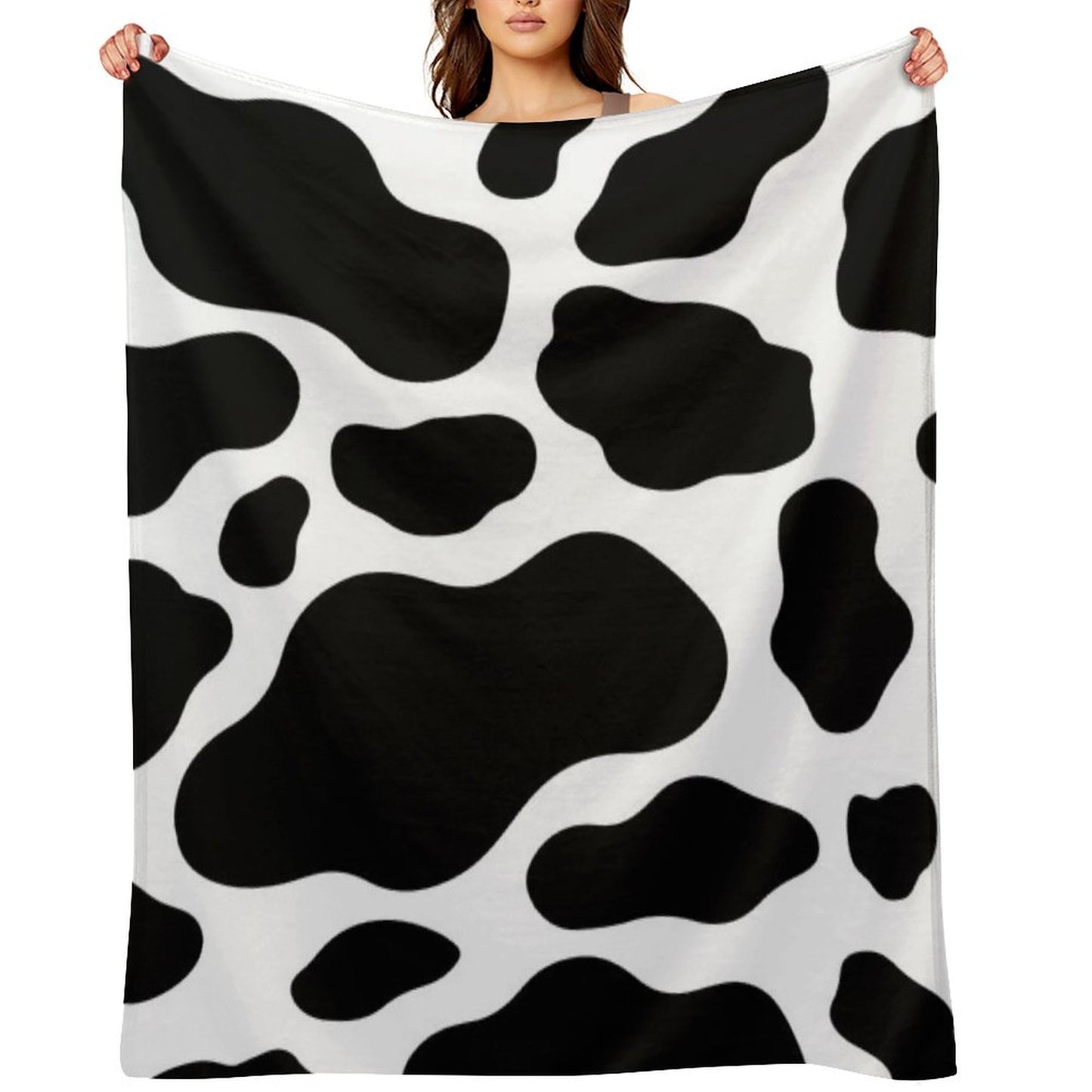 Cow Animal Print Cowboy And Country Ranch Farm Style Durable Throw Blanket
