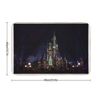 Happily Ever After Castle  Easy Maintenance Bath Mat