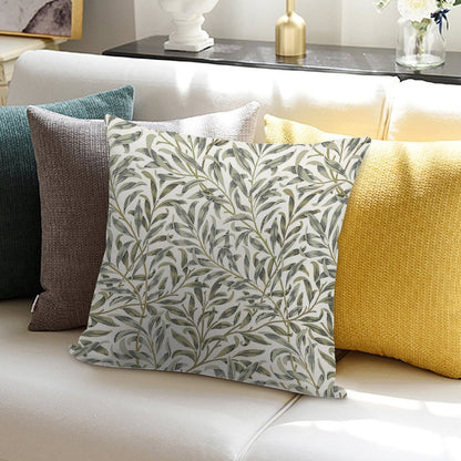 William Morris Willow Sage Soft Bedroom Essential Throw Pillow