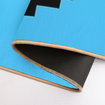 Fire Flower  Repositionable Bath Mat