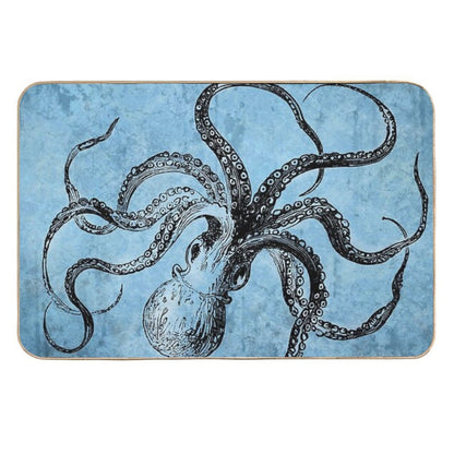 Vintage Octopus  Absorbent Bath Mat