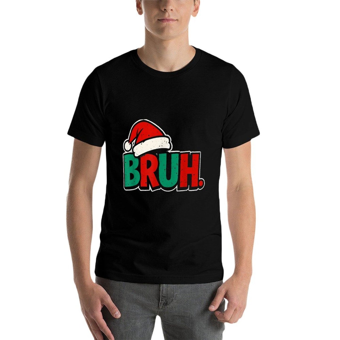 Bruh Funny Saying Brons Boys Kids Christmas Pajamas Xmas  Soft T-Shirt