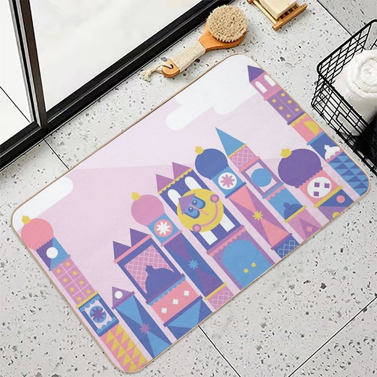 It's A Small World after All  Odorless Bath Mat