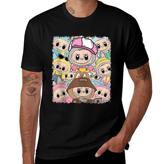 Cute Labubu The Monsters Funny Labubu Lover Men Women Kid  Graphic-printed T-Shirt