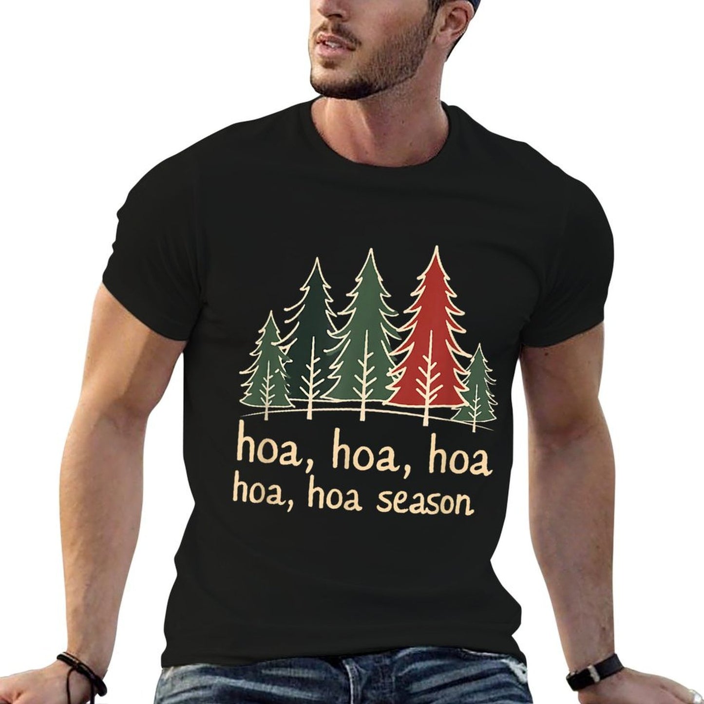 Twilight Lover Pine Forest Hoa Hoa Hoa Hoa Hoa Cozy Season  Moisture-wicking T-Shirt