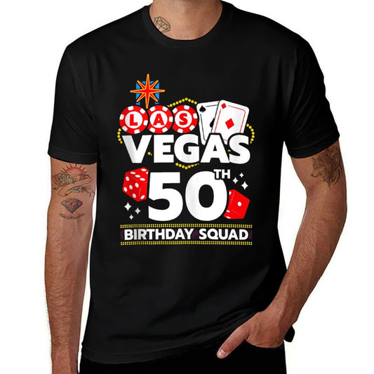Vegas Birthday - Vegas 50th Birthday - Vegas Birthday Squad  Odor-resistant T-Shirt