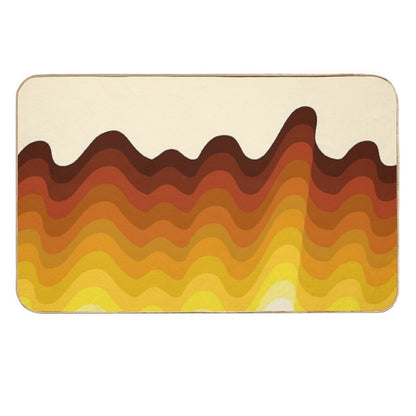 Retro Ripple  Long-Lasting Bath Mat