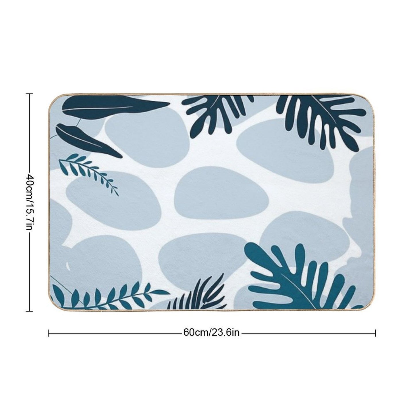 Plant Leaves  Versatile Bath Mat