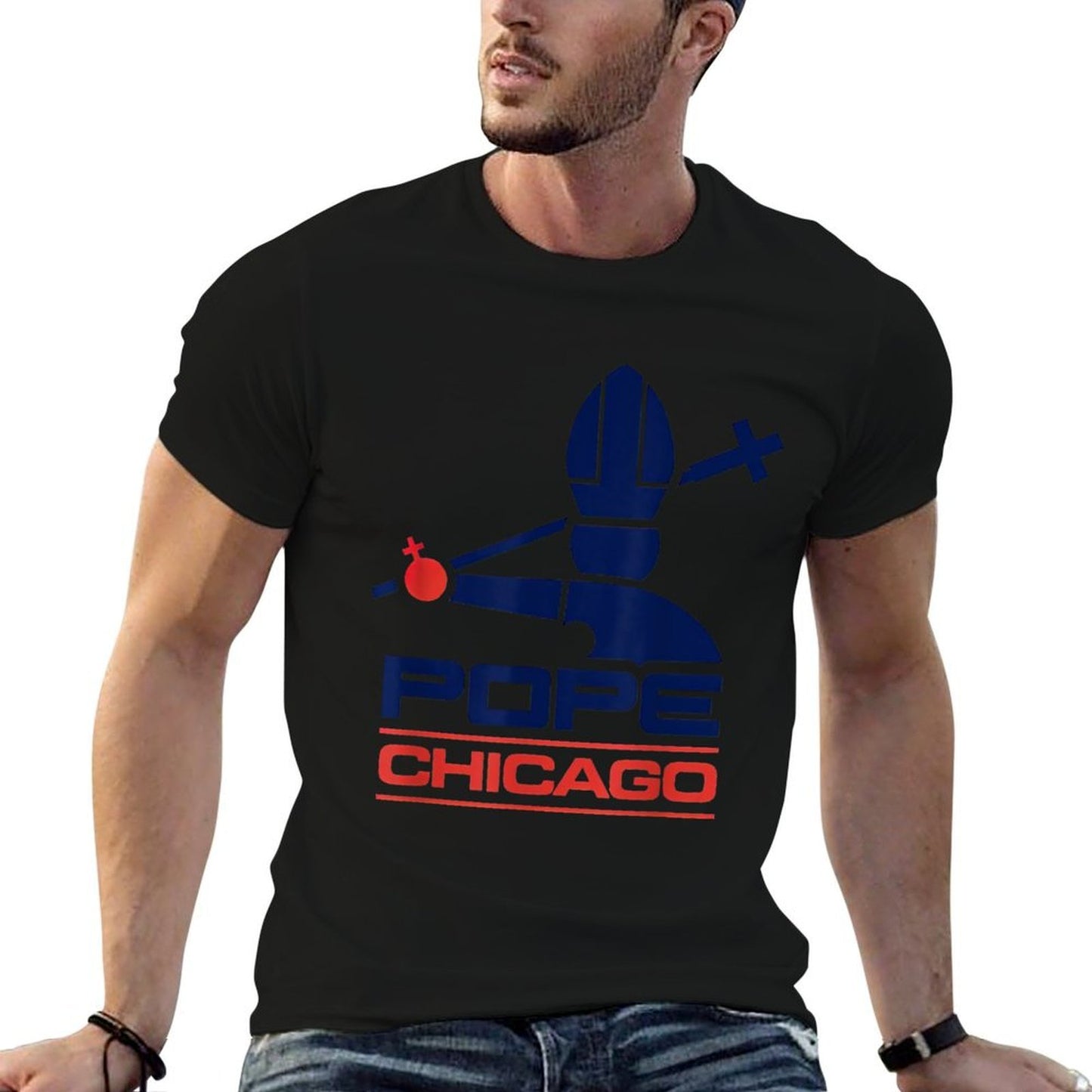 First Pope from America In Chicago Da Pope  Vintage-inspired T-Shirt