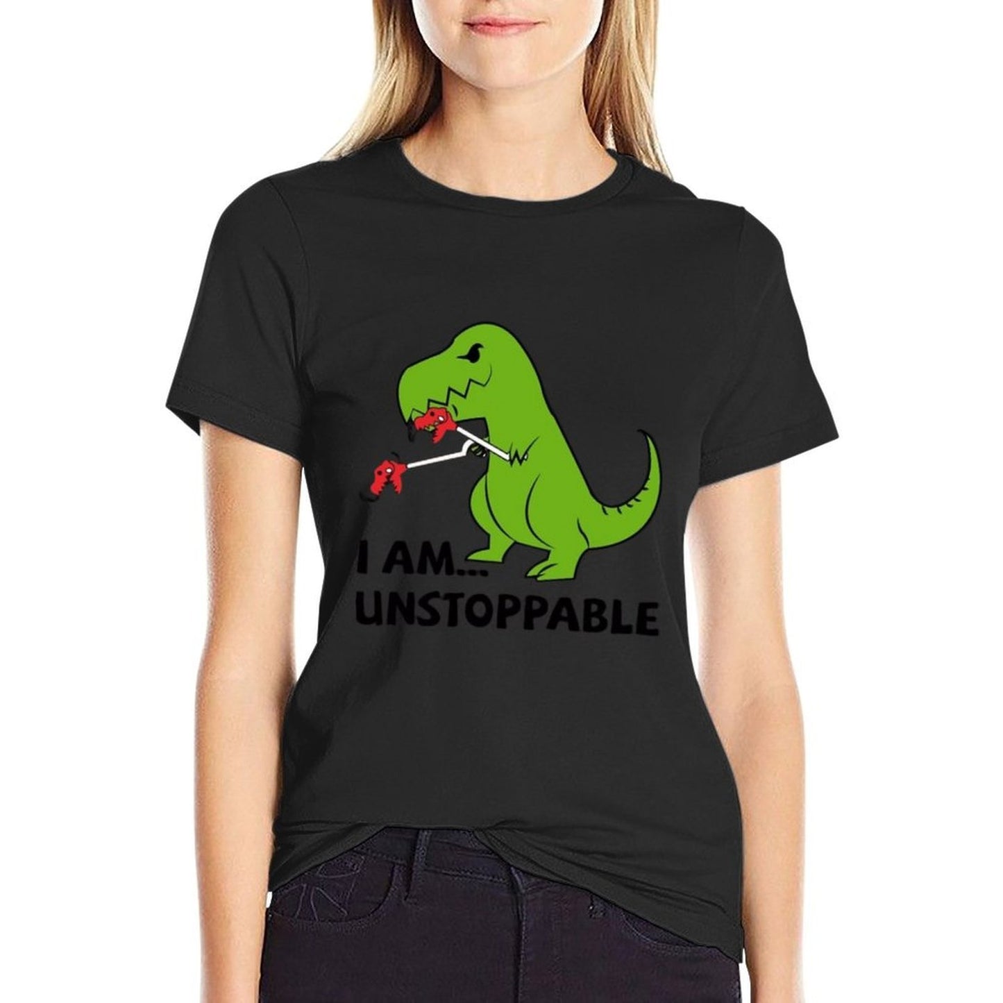 I Am Unstoppable T-rex Comfortable T-Shirt