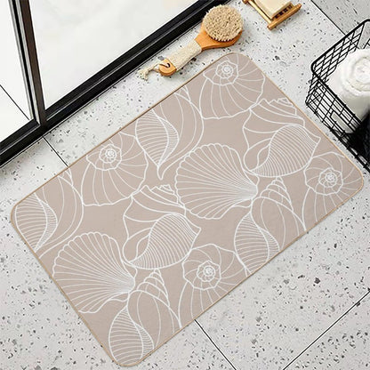 Bona Fide Beige by Sherwin Williams  Fade-Resistant Bath Mat