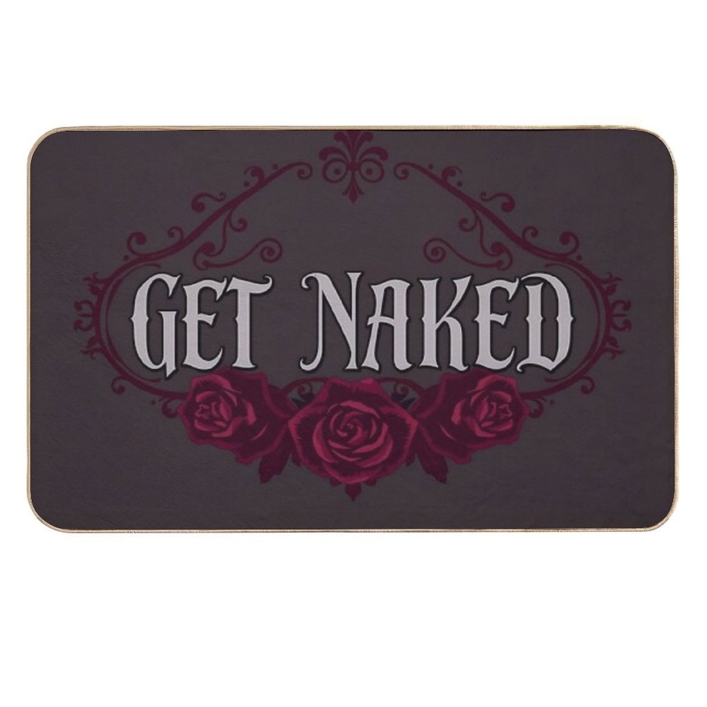 Get Naked - Fun Bathroom  Pet-Safe Bath Mat