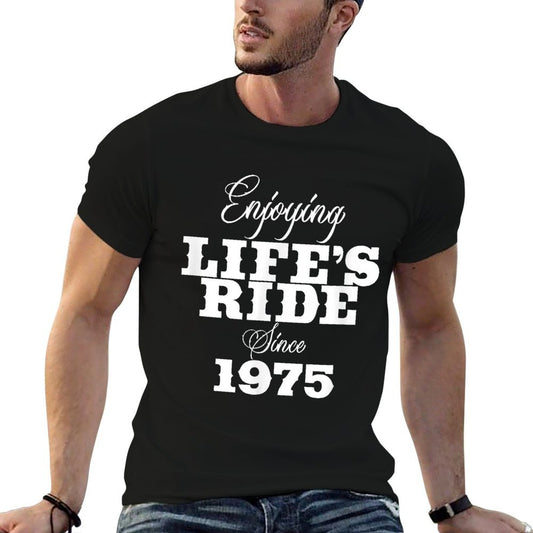 50 Year Old Motorcycle Rider Motorcyclist 1975 50th Birthday  Graphic-printed T-Shirt