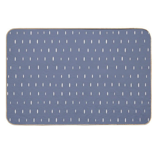 Little Lines Pinkblue  Eco-Friendly Bath Mat