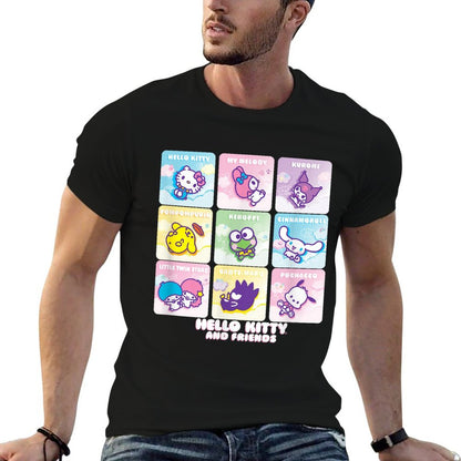 Hello Kitty And Friends Square Icons Comfortable T-Shirt