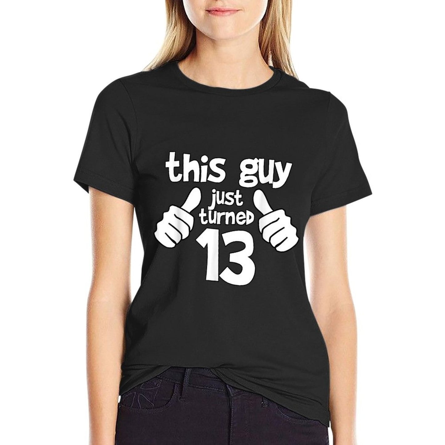 This Guy Is THIRTEEN Years Old Birthday  Trendy Pattern T-Shirt