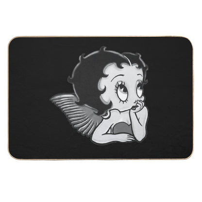 B&W Betty Boop  Easy Maintenance Bath Mat