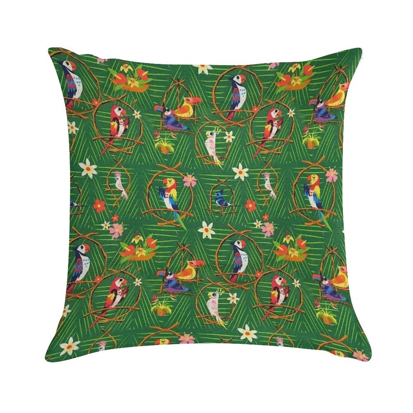 Enchanted Tiki Room Soft Gift Ready Throw Pillow