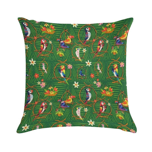 Enchanted Tiki Room Soft Gift Ready Throw Pillow