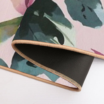 Graceful Watercolor Blossoms - Beautiful Nature Art  Anti-Trip Bath Mat