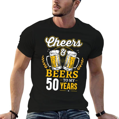 Cheers And Beers To My 50 Years 50th Birthday Premium  Classic T-Shirt