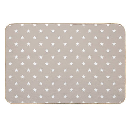 Brilliant Stars - Beige  Anti-Trip Bath Mat