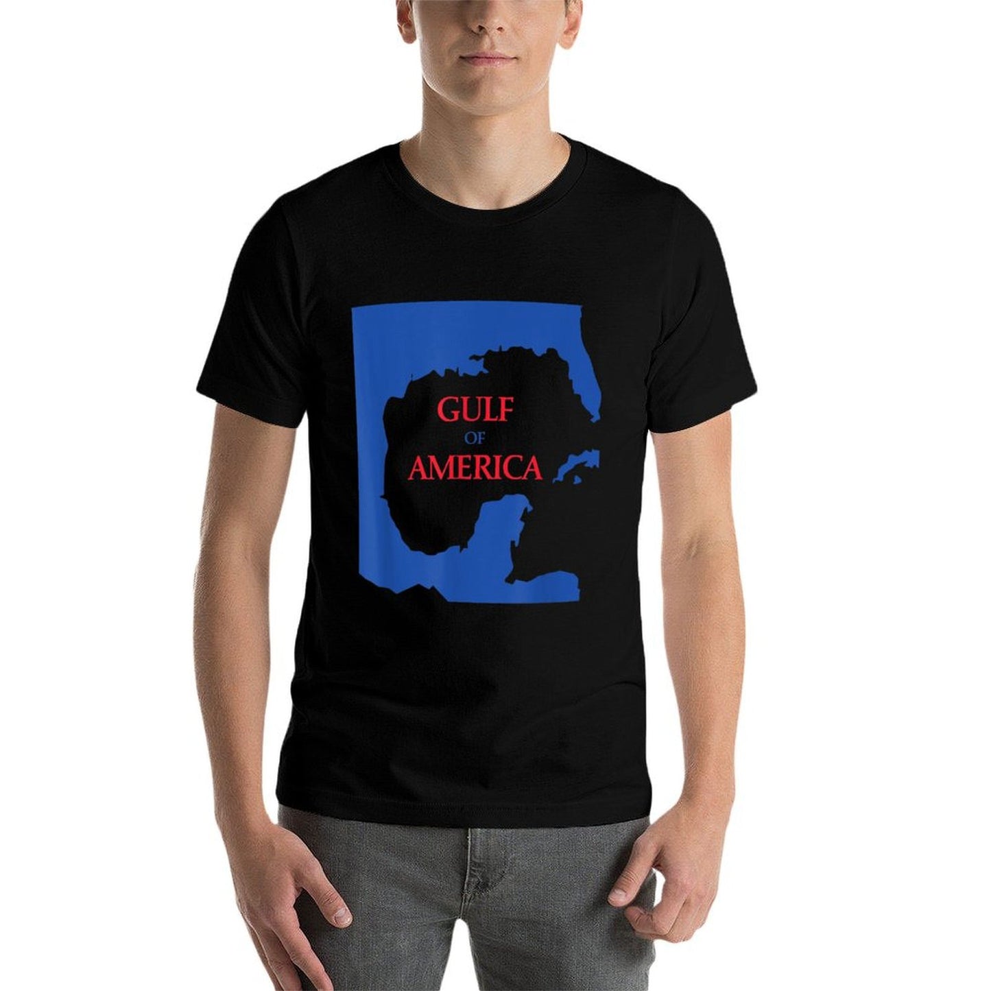 Gulf of USA America Gulf of Mexico Stretchy T-Shirt