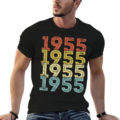 70 Year Old Birthday Vintage 1955 70th Birthday  Odor-resistant T-Shirt
