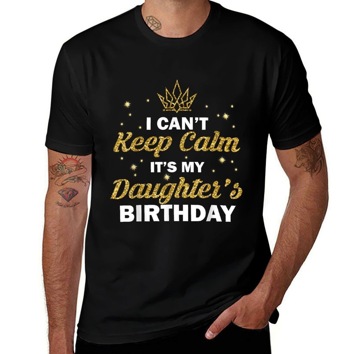 I Can't Keep Calm It's My Daughter's Birthday B-Day Girls  Soft T-Shirt