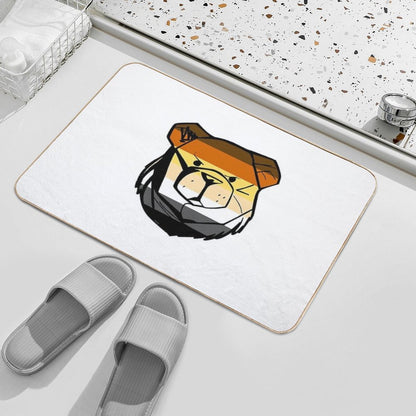 Robust Bear Flag  Toxin-Free Bath Mat