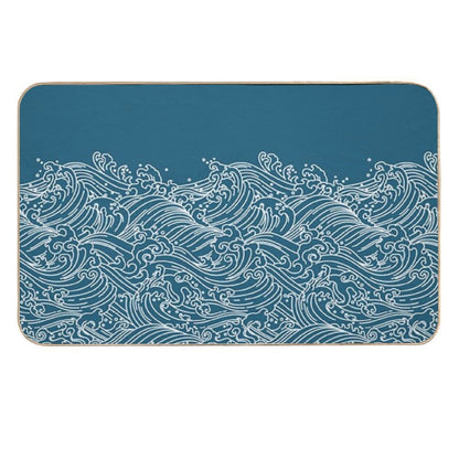 Waves  Stain-Proof Bath Mat