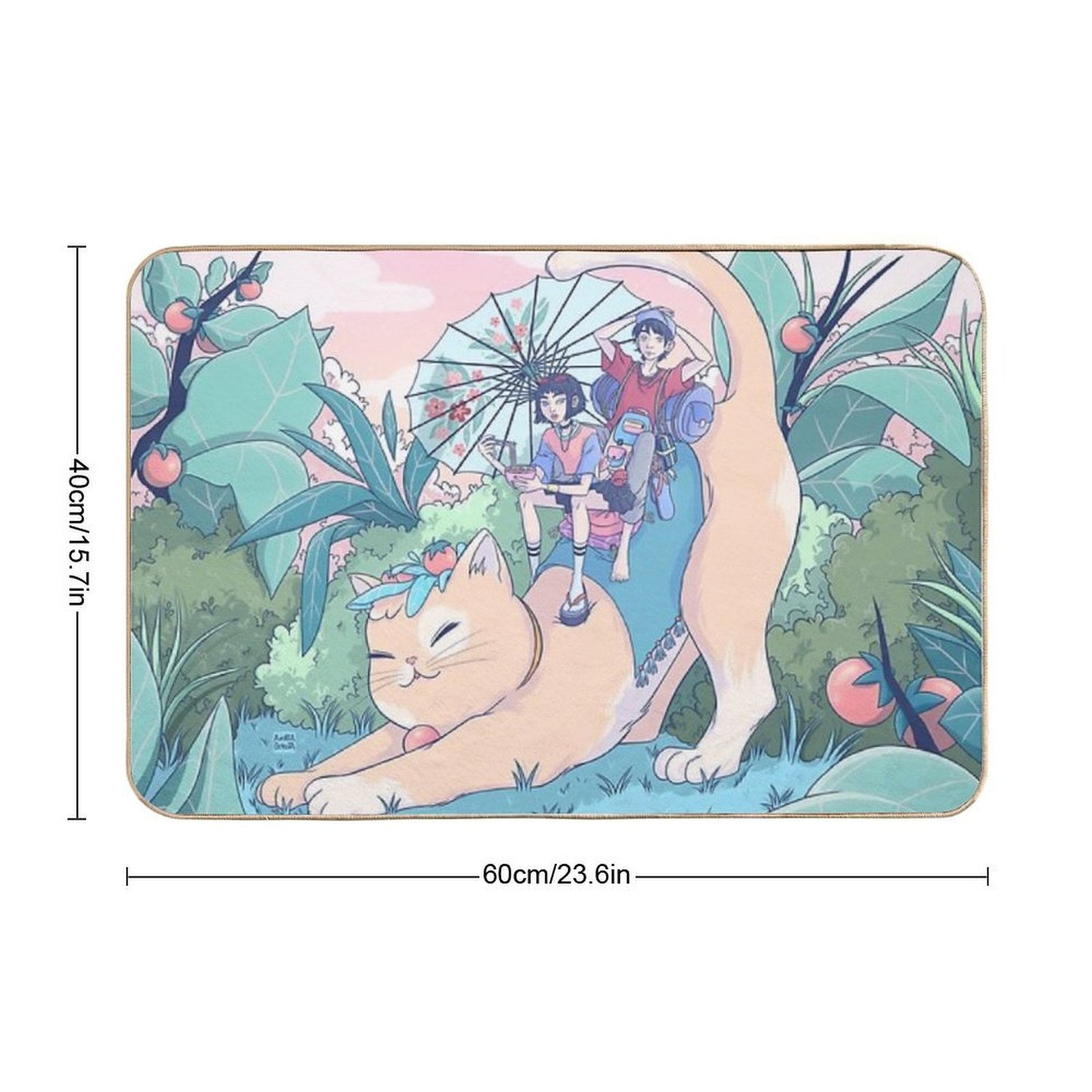 Maneki-neko  Multi-Purpose Bath Mat