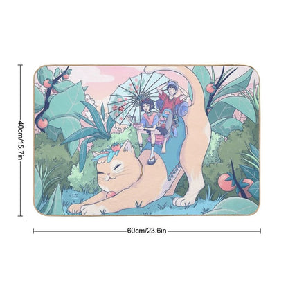 Maneki-neko  Multi-Purpose Bath Mat