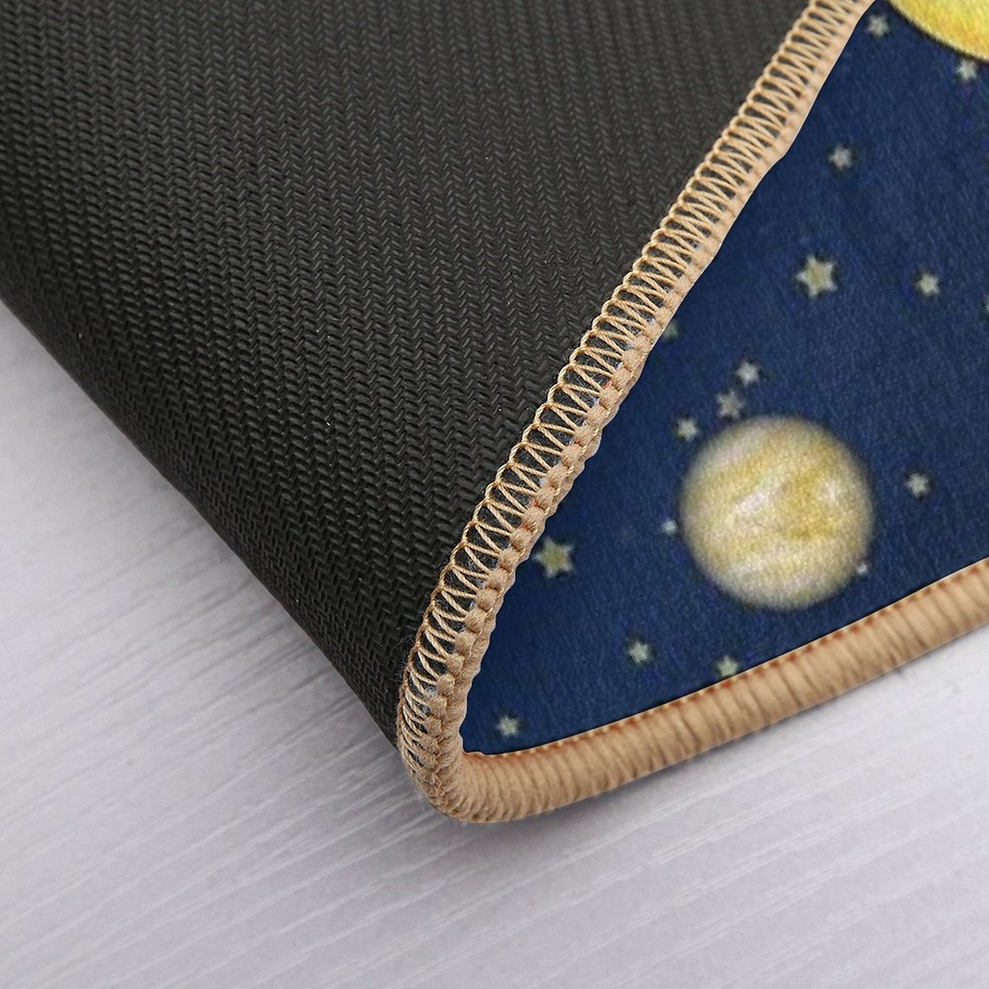 Cosmos with Planets And Stars Durable Bath Mat