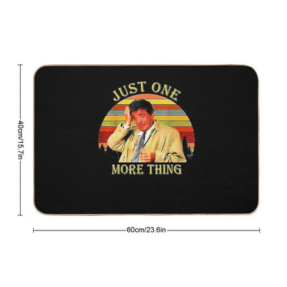 Music Vintage Just One More Thing Columbo Gift Music Fans  Easy Maintenance Bath Mat