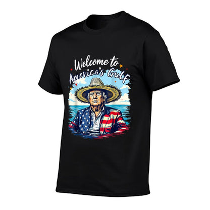 Gulf Of Us America Welcome To America&#39;s Gulf, Gulf America Vintage-inspired T-Shirt
