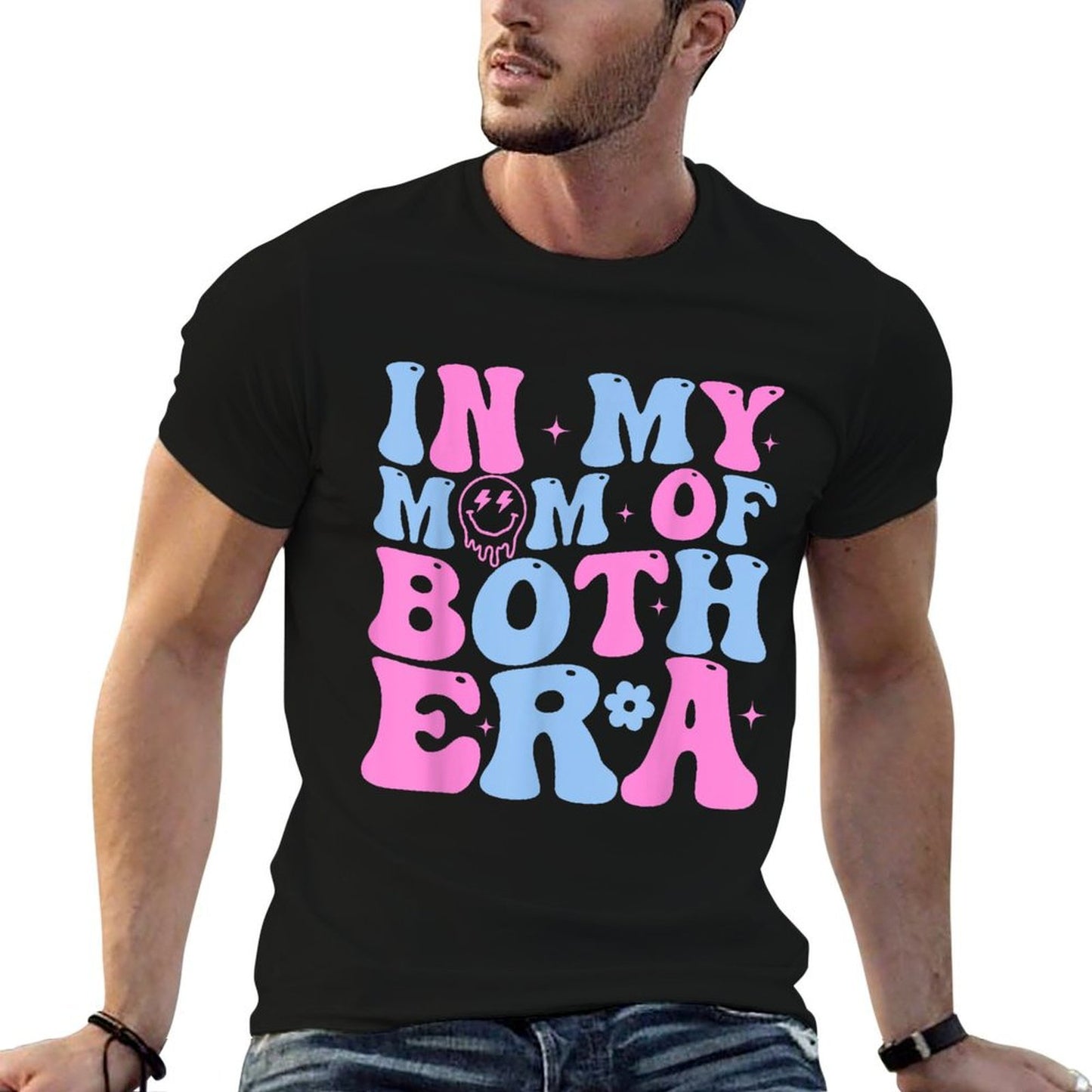 In My Mom Of Both Era Mama Of Both Mother Of Boy And Girl  Odor-resistant T-Shirt