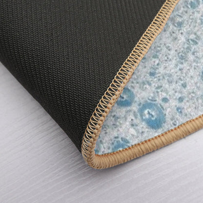 Designer Bubbles And Lilly -  Dirt-Trapping Bath Mat