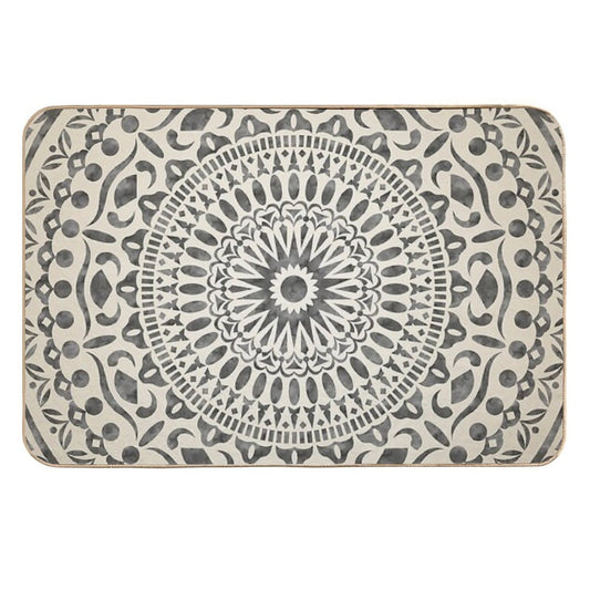 Watercolor Mandala Mandala5w  High-Traffic Bath Mat