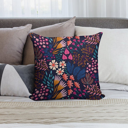 BLISS Flower Field Soft Anti-Pilling Throw Pillow