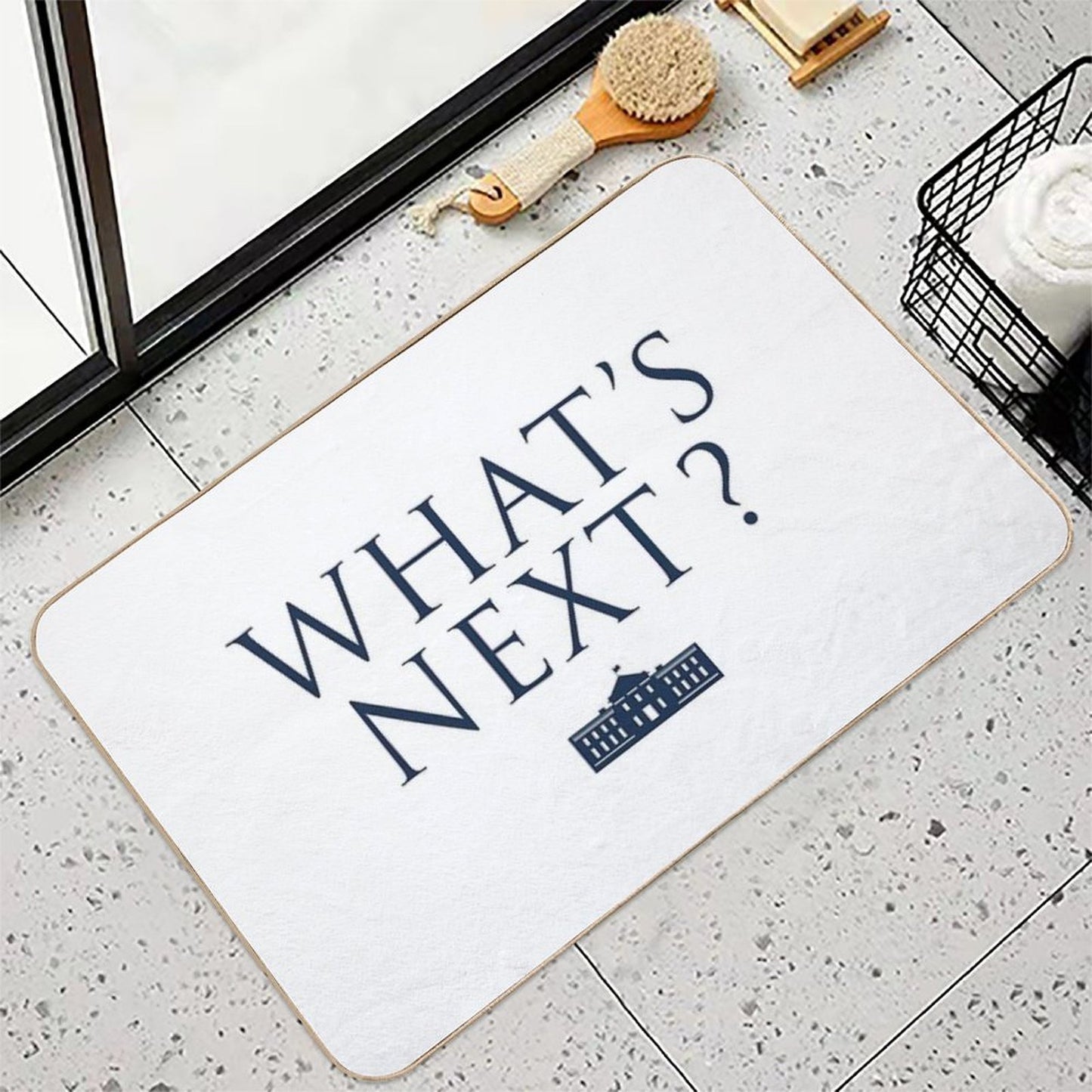 What's Next West Wing  Long-Lasting Bath Mat