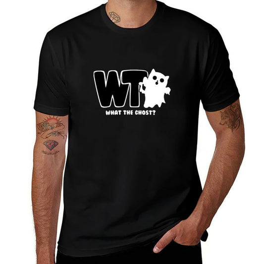 What The Ghost - Light  Trendy Pattern T-Shirt