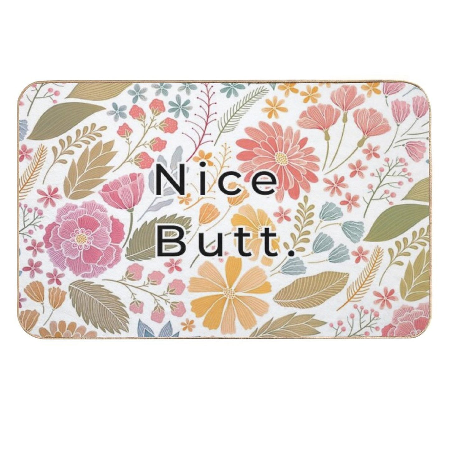 Nice Butt.  Versatile Bath Mat