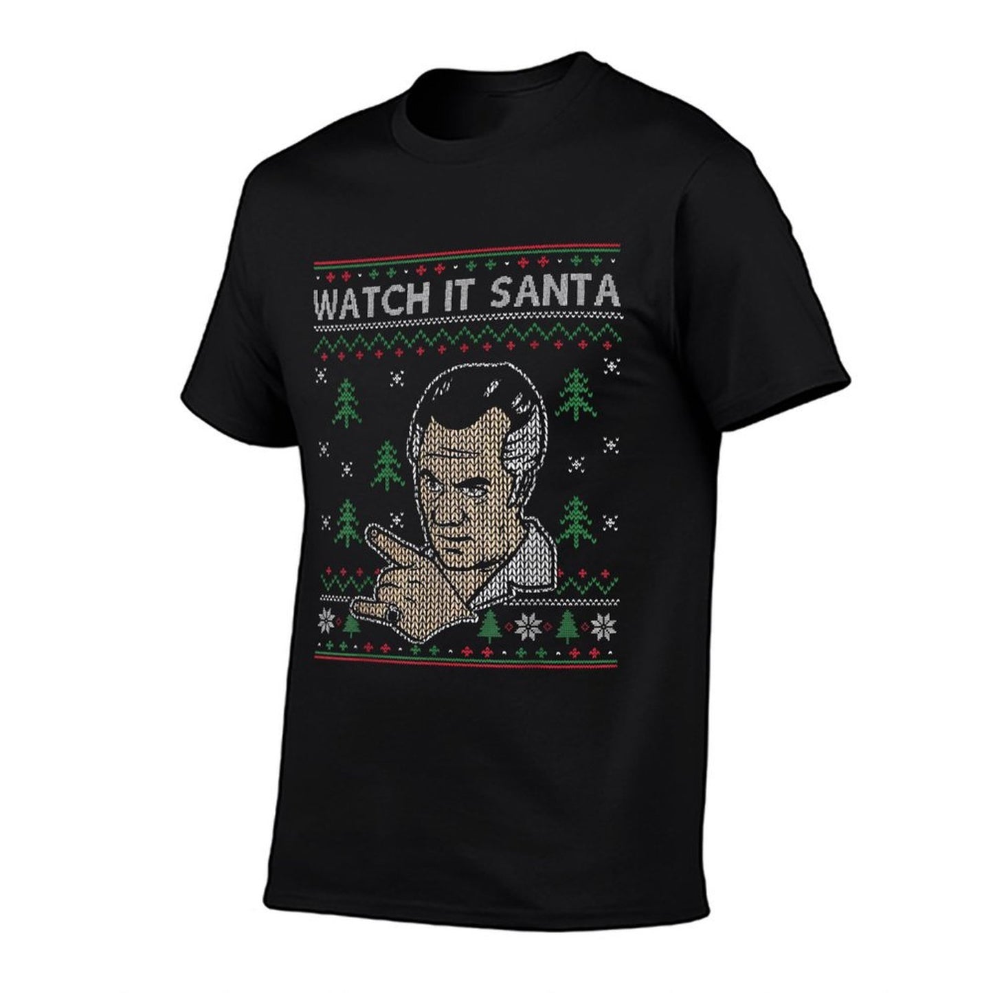 Watch It Santa Ugly Christmas  Durable T-Shirt
