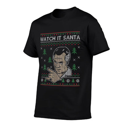 Watch It Santa Ugly Christmas  Durable T-Shirt