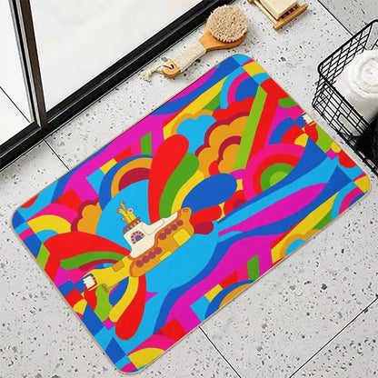 We All Live in A...  Dirt-Trapping Bath Mat