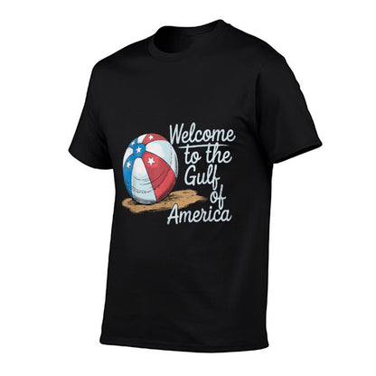 Gulf Of USA America Gift Men Women Flag Beach Vintage-inspired T-Shirt
