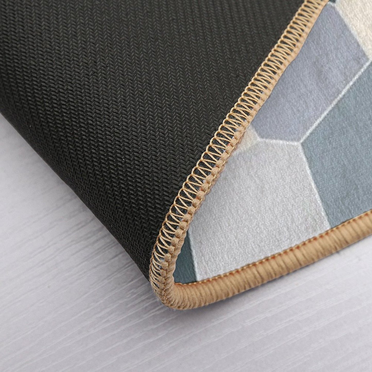 Seashell Colors Coastal Vibes Abstract Seashells And Beach Pebbles Mosaic 3 of 4 Durable Bath Mat