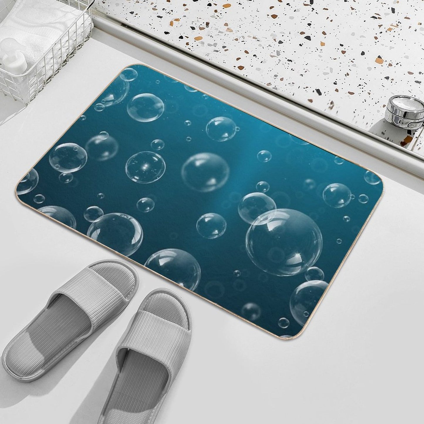 Soap Bubbles Soap Bubbles  Toxin-Free Bath Mat
